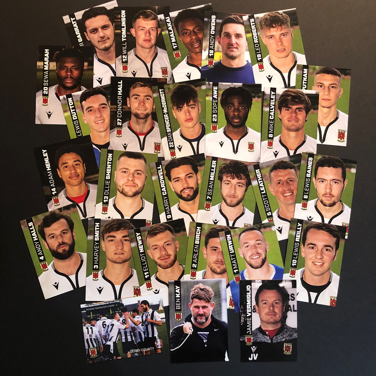 Chorley FC Player LImited Edition Trading Cards