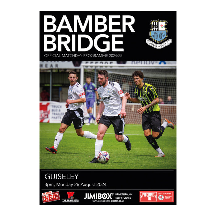 2024/25 #05 Bamber Bridge v Guiseley NPL 26.08.24 Programme