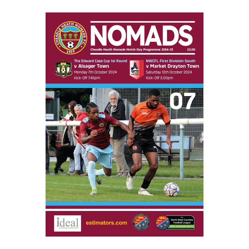 Cheadle Heath Nomads Football Club Programmes