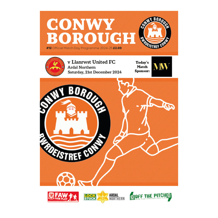 2024/25 #12 Digital Conwy Borough v Llanrwst United 21.12.24 Digital Programme