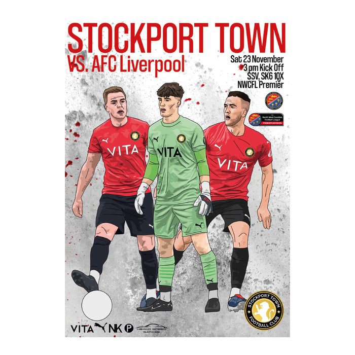 2024/25 #17 Digital Stockport Town v AFC Liverpool NWCFL 23.11.24 Digital PDF Programme (Copy)