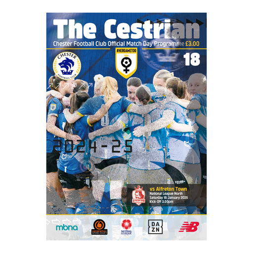 2024/25 #18 Digital Chester v Alfreton Town 18.01.24 National League North Digital Programme