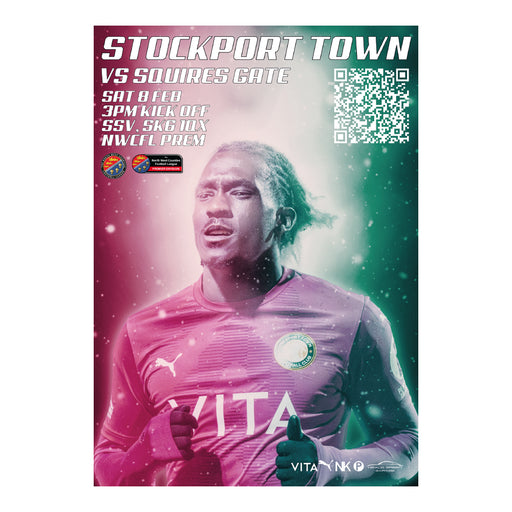 2024/25 #23 Digital Stockport Town v Squires Gate NWCFL 08.02.25 Digital PDF Programme