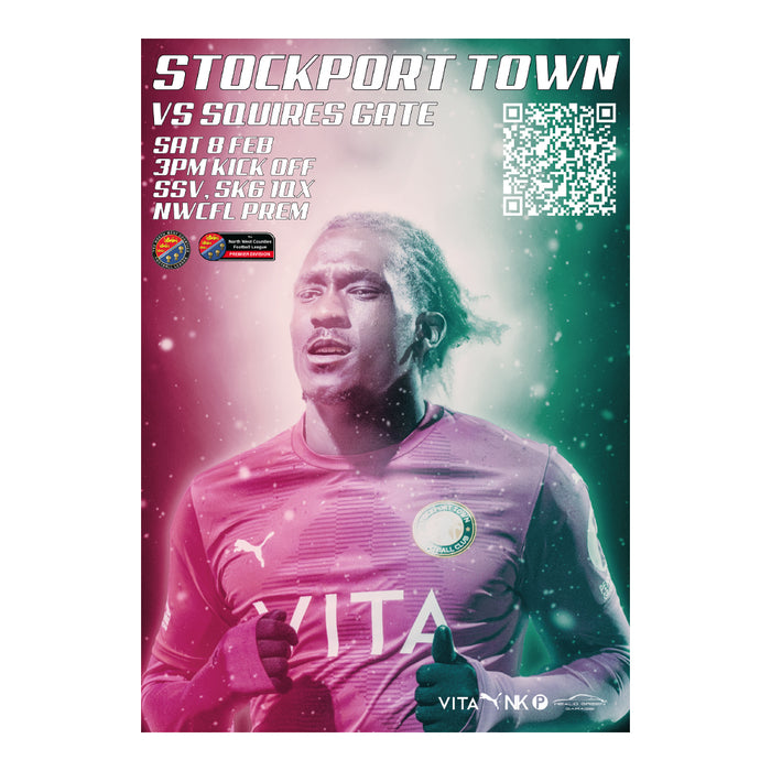 2024/25 #23 Digital Stockport Town v Squires Gate NWCFL 08.02.25 Digital PDF Programme