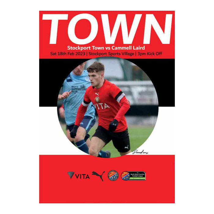 2022/23 #17 Digital Stockport Town v Cammell Laird NWCFL 18.02.23 Digital PDF Programme